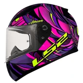 LS2 RAPID 2 ATHENA SİYAH MOR KASK thumbnail 2