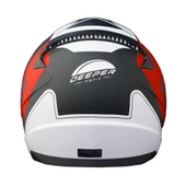 LS2 RAPID DEEPER MATT RED BLACK KASK thumbnail 2