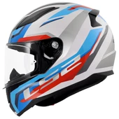 LS2 RAPID 2 HYPER BEYAZ-MAVİ-KIRMIZI KASK thumbnail 2