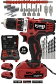 POWER BLACK 12 V 82 PCS ÇELİK MANDREL MATKAP VİDALAMA thumbnail 1