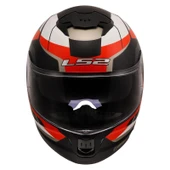 LS2 STREAM 2 ROAD MAT BLACK RED KASK thumbnail 4