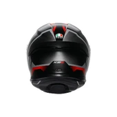 AGV KASK K6 S KARVE MATT BLACK WHITE RED thumbnail 6