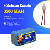 Dibea GT9 Robot Süpürge 3500 mAh Batarya thumbnail 1