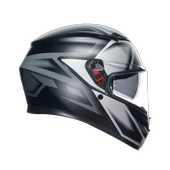 AGV KASK K3 COMPOUND MAT BLACK GREY thumbnail 1