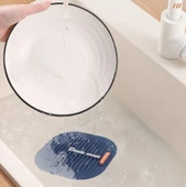 Süzgeçli Lavabo Gider Koruyucu Mat Gri thumbnail 3