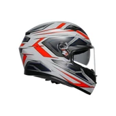 AGV KASK K3 SPACE MATT WHITE RED FLUO thumbnail 3