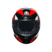 AGV KASK K6 S HYPHEN BLACK RED WHITE thumbnail 4