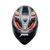 AGV KASK K3 SPACE MATT WHITE RED FLUO thumbnail 6