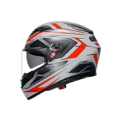 AGV KASK K3 SPACE MATT WHITE RED FLUO thumbnail 1