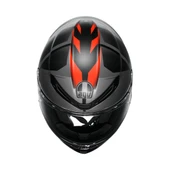 AGV KASK K6 S KARVE MATT BLACK GREY RED thumbnail 6