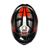 AGV KASK K1 S FASTLAP BLACK GREY RED KAPALI KASK thumbnail 6
