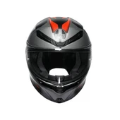 AGV KASK K6 S KARVE MATT BLACK GREY RED thumbnail 4