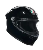 AGV K6 S BLACK KAPALI KASK thumbnail 4