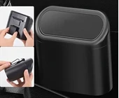 Araba Çöp Kutusu Kapaklı Organizer Siyah thumbnail 3