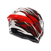 AGV KASK K6 S REEVAL WHİTE RED GREY KAPALI KASK thumbnail 5