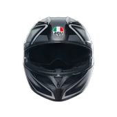 AGV KASK K3 COMPOUND MAT BLACK GREY thumbnail 3