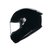 AGV K6 S BLACK KAPALI KASK thumbnail 1