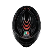 AGV K3 SYTH BLACK RED KAPALI KASK thumbnail 5