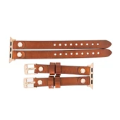 Apple Watch Uyumlu Deri Kordon Ely Double Tour RST2EF thumbnail 4