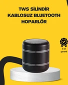 Mini Alüminyum Bluetooth Hoparlör Yüksek Bas Performansı thumbnail 1