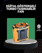 USB Şarjlı Kompakt El ve Boyun Fanı Çok Fonksiyonlu thumbnail 1