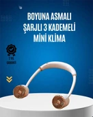 USB Şarjlı Boyun Fanı | Hafif, Katlanabilir, Taşınabilir, Düşük Gürültülü Fan thumbnail 1