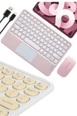 Bluetooth Touchpad Klavye 10.9 inch Kablosuz Wifi Q Klavye Slim thumbnail 4