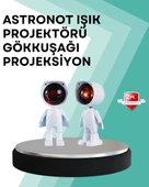 360° Ayarlanabilir Başlıklı Astronot Gece Lambası thumbnail 1