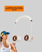 5 Kanatlı Sessiz Mini Fan 3 Vitesli Katlanabilir Asılabilir thumbnail 3