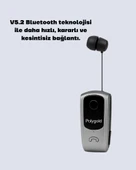 10 Saat Konuşma Süreli Klipsli Bluetooth Kulaklık thumbnail 3
