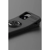 iPhone 12 Mini Kılıf Range Yüzüklü Silikon - Kırmızı thumbnail 5
