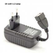 Asus Tablet Adaptörü 15 volt 1.25 amper Usb Çıkışlı thumbnail 1