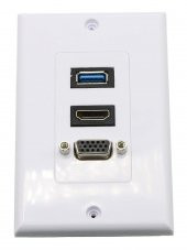 Vga+Hdmi+Usb Duvar Prizi Kablolu thumbnail 1