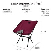 FreeCamp Jett Katlanır Sandalye-BORDO thumbnail 4