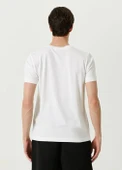 Unisex Basic Bisiklet Yaka Regular T-shirt - Beyaz thumbnail 5