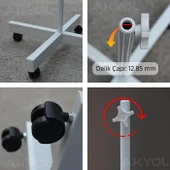 Büyüteç Ayağı (4 Tekerlekli) thumbnail 2