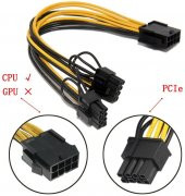 8 pin cpu - 2x8 pin Pcı-e Çevirici Kablo thumbnail 5