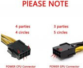 8 pin cpu - 2x8 pin Pcı-e Çevirici Kablo thumbnail 7