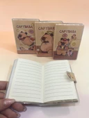 Capybara A7 Not Defteri , Çıt Çıtlı Cep Defteri - Süper Capybara thumbnail 4
