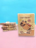 Capybara A7 Not Defteri , Çıt Çıtlı Cep Defteri - Süper Capybara thumbnail 1