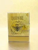 Queen Bee A7 Not Defteri , Çıt Çıtlı Cep Defteri - Sarı thumbnail 2