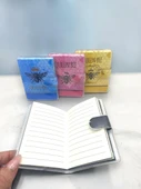 Queen Bee A7 Not Defteri , Çıt Çıtlı Cep Defteri - Siyah thumbnail 4