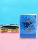 Queen Bee A7 Not Defteri , Çıt Çıtlı Cep Defteri - Mavi thumbnail 1