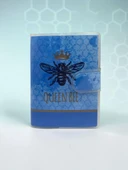 Queen Bee A7 Not Defteri , Çıt Çıtlı Cep Defteri - Mavi thumbnail 2