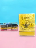 Queen Bee A7 Not Defteri , Çıt Çıtlı Cep Defteri - Sarı thumbnail 1