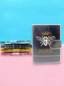 Queen Bee A7 Not Defteri , Çıt Çıtlı Cep Defteri - Siyah thumbnail 1