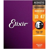 Elixir 010-047 Fosfor Bronz Akustik Gitar Teli (16002) thumbnail 1
