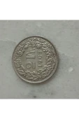 OSMANLI Gümüş 1963 İsviçre 2 Frank thumbnail 2