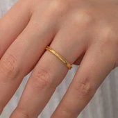 Gümüş Gold Ajda Kadın Yüzük thumbnail 5