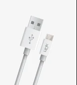 LinkTech K558 Strong 1m 2.4A Micro USB Şarj Kablosu Siyah thumbnail 2